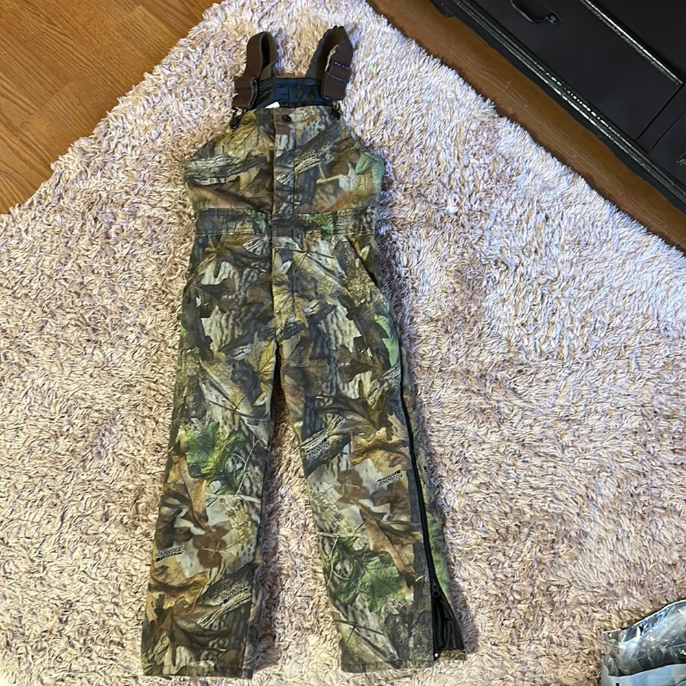Youth camo overalls